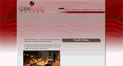 Desktop Screenshot of clearsounddesign.com